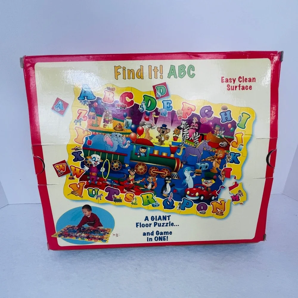 The Learning Journey Floor Puzzle Find It ABC Puzzle Doubles 50 Piece Multicolor